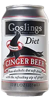 GOSLINGS Diet Ginger Beer