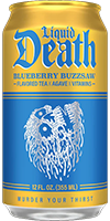 (image for) LIQUID DEATH Blueberry Buzzsaw Tea