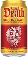 (image for) LIQUID DEATH Rest In Peach Tea