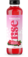 (image for) RISE Kombucha - Organic - Hibiscus & Rose Hips