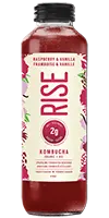 RISE Kombucha 2G - Raspberry & Vanilla - Low Sugar - Organic - Keto