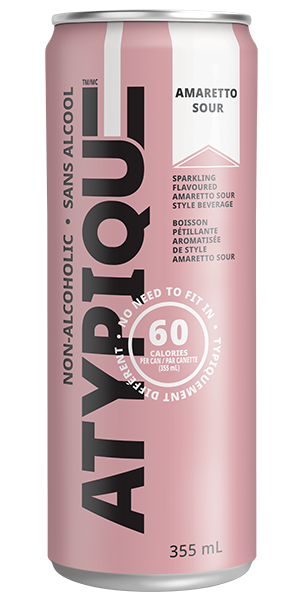 (image for) ATYPIQUE Amaretto Sour - Sparkling Non-Alcoholic Cocktail