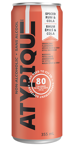 (image for) ATYPIQUE Spiced Rum and Cola - Sparkling Non-Alcoholic Cocktail