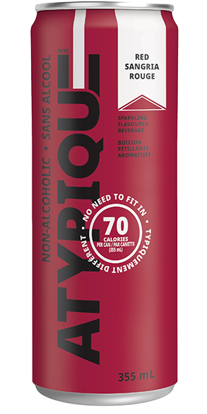 (image for) ATYPIQUE Red Sangria - Sparkling Non-Alcoholic Cocktail