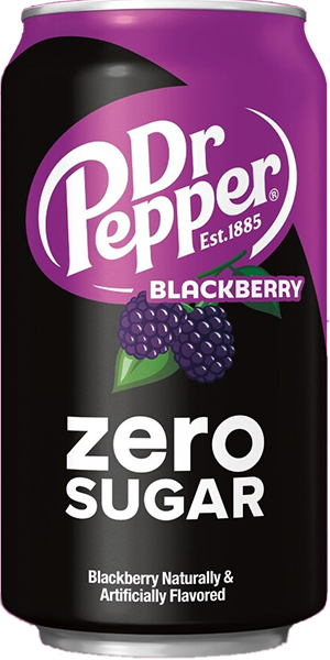 (image for) DR PEPPER Blackberry Zero Sugar - Imported