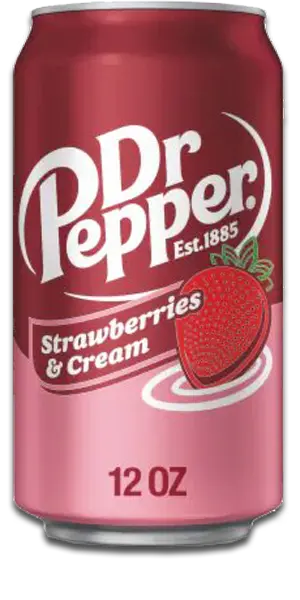 (image for) DR PEPPER Strawberries & Cream - Imported