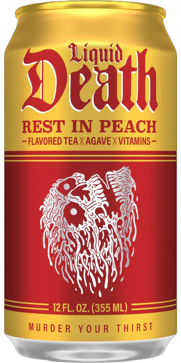 (image for) LIQUID DEATH Rest In Peach Tea