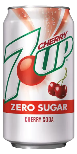 (image for) SEVEN UP Cherry Zero Sugar - Imported