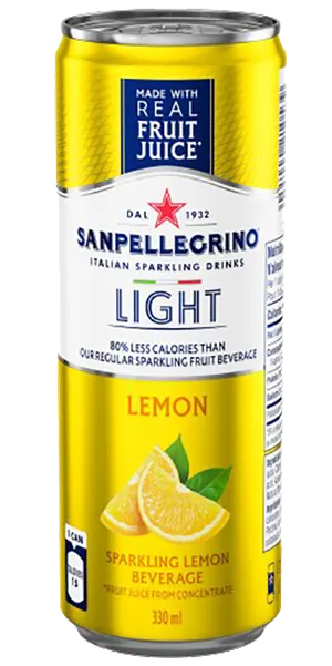 (image for) SAN PELLEGRINO Light Lemon Sparkling Fruit Beverage