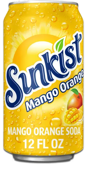 (image for) SUNKIST Mango Orange Soda - Imported
