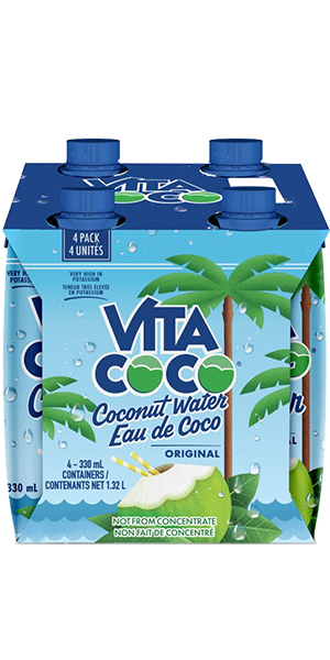 (image for) VITA COCO Coconut Water - Pure - 4 Pack